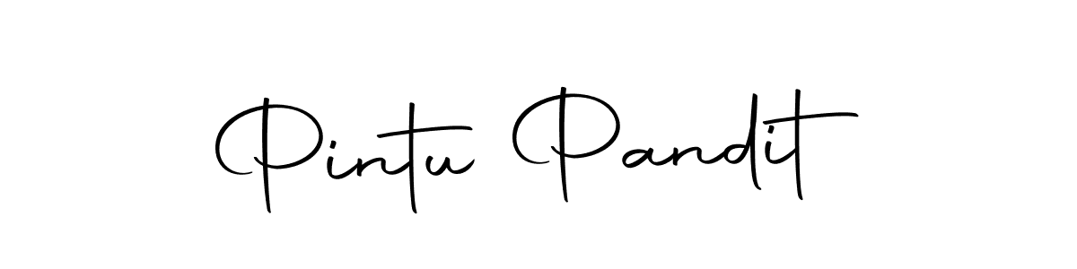 Also we have Pintu Pandit name is the best signature style. Create professional handwritten signature collection using Autography-DOLnW autograph style. Pintu Pandit signature style 10 images and pictures png