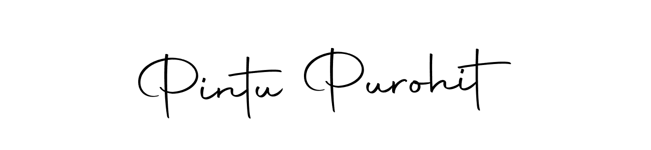 Also we have Pintu Purohit name is the best signature style. Create professional handwritten signature collection using Autography-DOLnW autograph style. Pintu Purohit signature style 10 images and pictures png