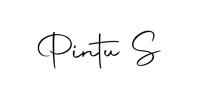 You can use this online signature creator to create a handwritten signature for the name Pintu S. This is the best online autograph maker. Pintu S signature style 10 images and pictures png