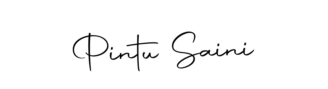 Create a beautiful signature design for name Pintu Saini. With this signature (Autography-DOLnW) fonts, you can make a handwritten signature for free. Pintu Saini signature style 10 images and pictures png