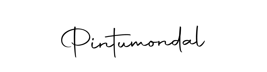 How to make Pintumondal name signature. Use Autography-DOLnW style for creating short signs online. This is the latest handwritten sign. Pintumondal signature style 10 images and pictures png