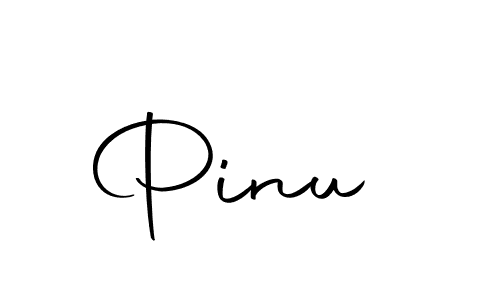 How to make Pinu  name signature. Use Autography-DOLnW style for creating short signs online. This is the latest handwritten sign. Pinu  signature style 10 images and pictures png