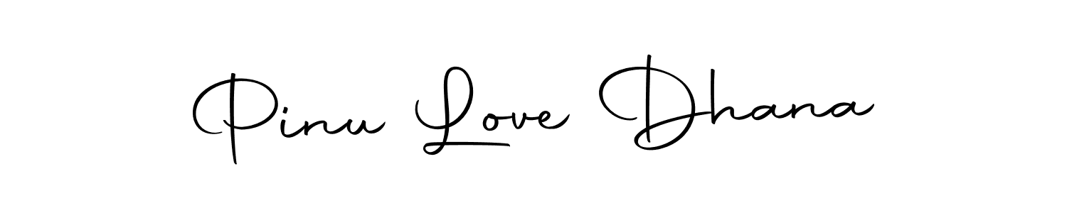 Pinu Love Dhana stylish signature style. Best Handwritten Sign (Autography-DOLnW) for my name. Handwritten Signature Collection Ideas for my name Pinu Love Dhana. Pinu Love Dhana signature style 10 images and pictures png