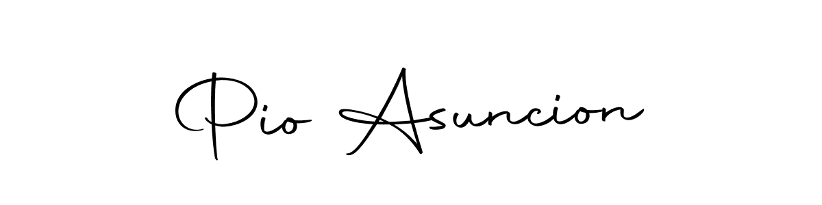 Use a signature maker to create a handwritten signature online. With this signature software, you can design (Autography-DOLnW) your own signature for name Pio Asuncion. Pio Asuncion signature style 10 images and pictures png