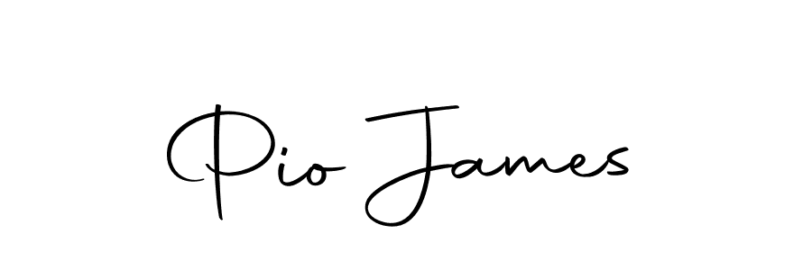 Make a beautiful signature design for name Pio James. With this signature (Autography-DOLnW) style, you can create a handwritten signature for free. Pio James signature style 10 images and pictures png
