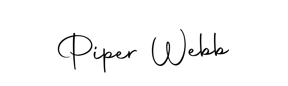 Use a signature maker to create a handwritten signature online. With this signature software, you can design (Autography-DOLnW) your own signature for name Piper Webb. Piper Webb signature style 10 images and pictures png