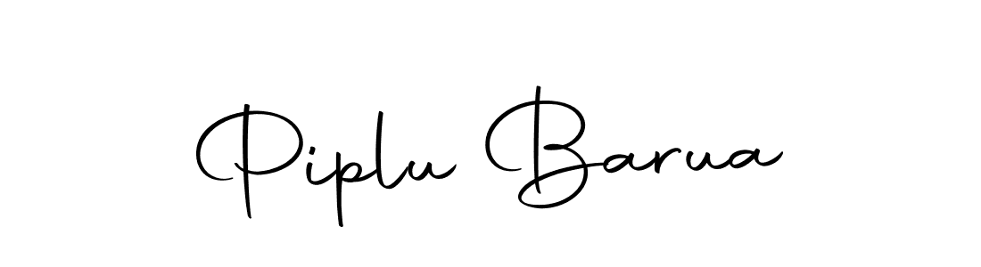 How to make Piplu Barua name signature. Use Autography-DOLnW style for creating short signs online. This is the latest handwritten sign. Piplu Barua signature style 10 images and pictures png