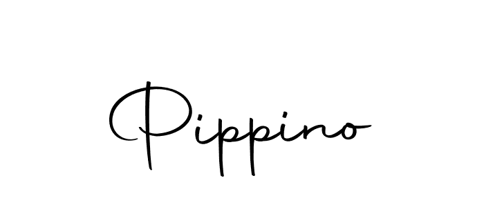 How to make Pippino name signature. Use Autography-DOLnW style for creating short signs online. This is the latest handwritten sign. Pippino signature style 10 images and pictures png