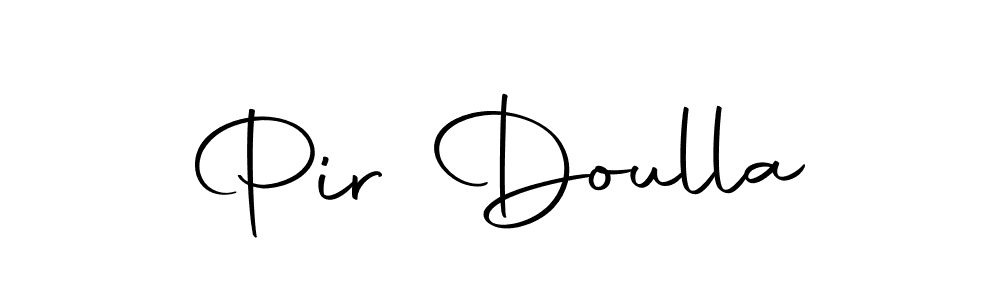 How to make Pir Doulla name signature. Use Autography-DOLnW style for creating short signs online. This is the latest handwritten sign. Pir Doulla signature style 10 images and pictures png