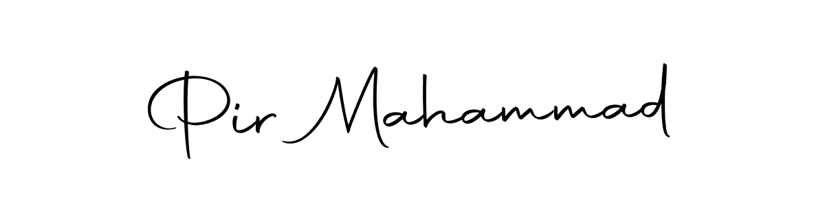 How to make Pir Mahammad name signature. Use Autography-DOLnW style for creating short signs online. This is the latest handwritten sign. Pir Mahammad signature style 10 images and pictures png