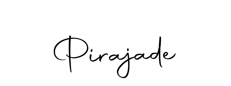 Make a beautiful signature design for name Pirajade. With this signature (Autography-DOLnW) style, you can create a handwritten signature for free. Pirajade signature style 10 images and pictures png