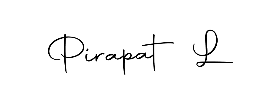 Pirapat L stylish signature style. Best Handwritten Sign (Autography-DOLnW) for my name. Handwritten Signature Collection Ideas for my name Pirapat L. Pirapat L signature style 10 images and pictures png