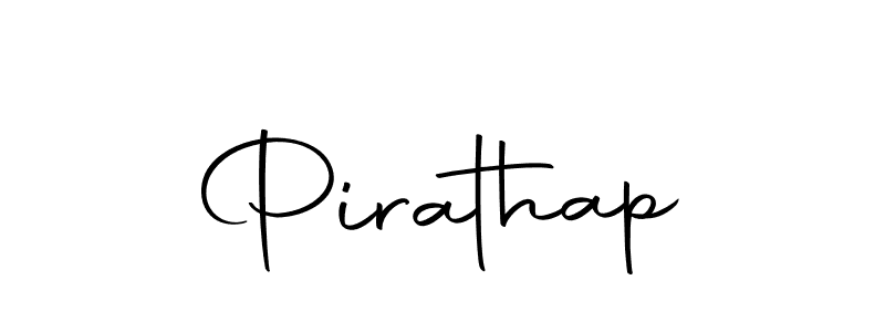 Create a beautiful signature design for name Pirathap. With this signature (Autography-DOLnW) fonts, you can make a handwritten signature for free. Pirathap signature style 10 images and pictures png