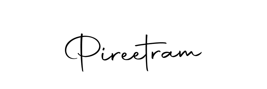 Create a beautiful signature design for name Pireetram. With this signature (Autography-DOLnW) fonts, you can make a handwritten signature for free. Pireetram signature style 10 images and pictures png