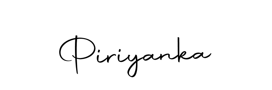 Make a beautiful signature design for name Piriyanka. Use this online signature maker to create a handwritten signature for free. Piriyanka signature style 10 images and pictures png