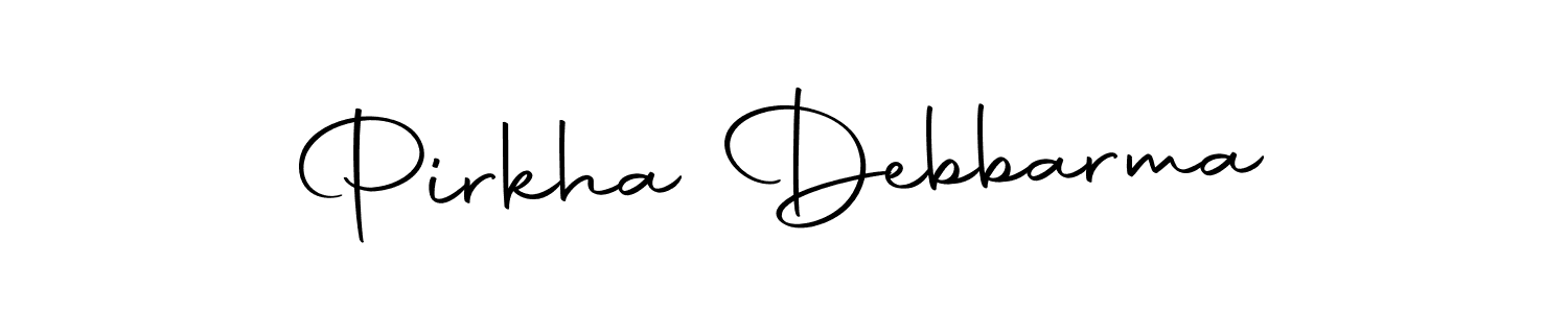 Make a short Pirkha Debbarma signature style. Manage your documents anywhere anytime using Autography-DOLnW. Create and add eSignatures, submit forms, share and send files easily. Pirkha Debbarma signature style 10 images and pictures png