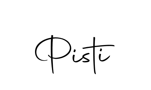 Create a beautiful signature design for name Pisti. With this signature (Autography-DOLnW) fonts, you can make a handwritten signature for free. Pisti signature style 10 images and pictures png