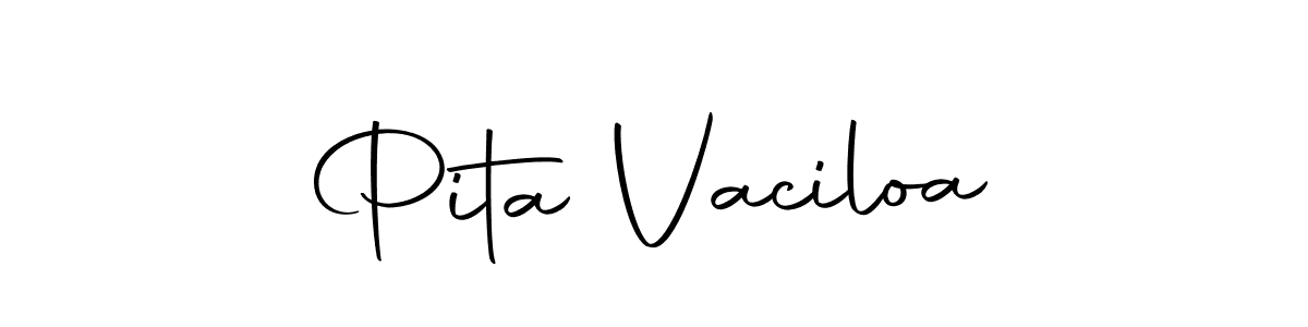Make a beautiful signature design for name Pita Vaciloa. With this signature (Autography-DOLnW) style, you can create a handwritten signature for free. Pita Vaciloa signature style 10 images and pictures png
