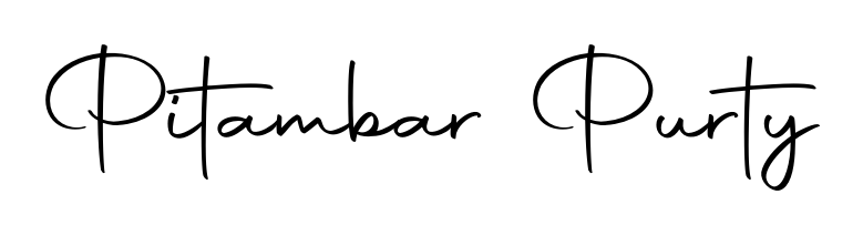 The Autography-DOLnW handwriting style adds charm and authenticity to name Pitambar Purty. A wonderful choice for personal thank-you notes. Pitambar Purty signature style 10 images and pictures png
