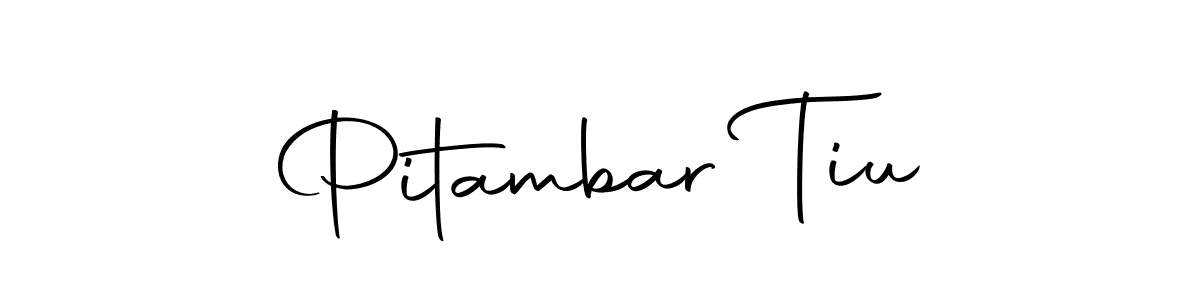 Create a beautiful signature design for name Pitambar Tiu. With this signature (Autography-DOLnW) fonts, you can make a handwritten signature for free. Pitambar Tiu signature style 10 images and pictures png