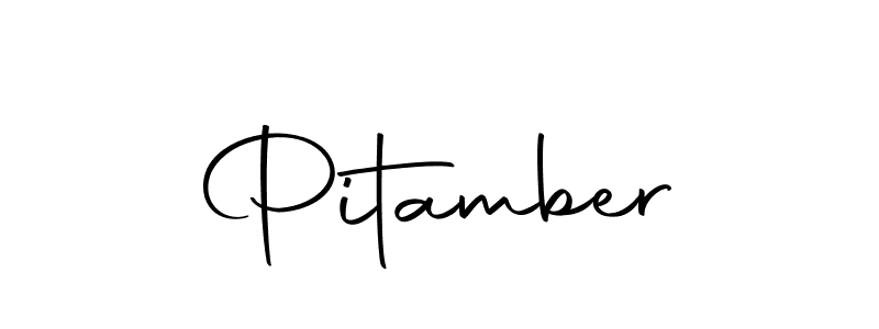 Also we have Pitamber name is the best signature style. Create professional handwritten signature collection using Autography-DOLnW autograph style. Pitamber signature style 10 images and pictures png