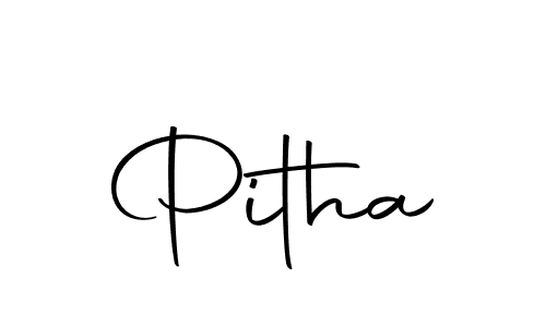 Also we have Pitha name is the best signature style. Create professional handwritten signature collection using Autography-DOLnW autograph style. Pitha signature style 10 images and pictures png
