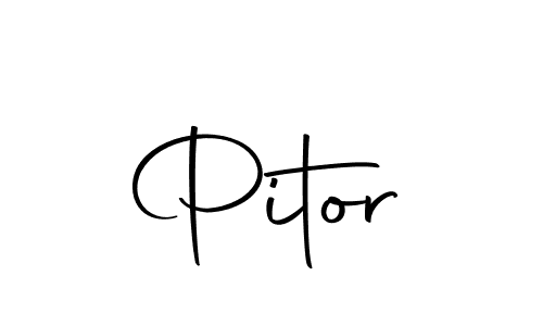 Create a beautiful signature design for name Pitor. With this signature (Autography-DOLnW) fonts, you can make a handwritten signature for free. Pitor signature style 10 images and pictures png