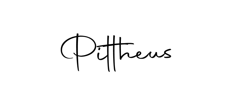 Design your own signature with our free online signature maker. With this signature software, you can create a handwritten (Autography-DOLnW) signature for name Pittheus. Pittheus signature style 10 images and pictures png