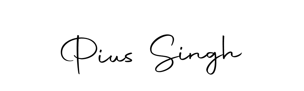 You should practise on your own different ways (Autography-DOLnW) to write your name (Pius Singh) in signature. don't let someone else do it for you. Pius Singh signature style 10 images and pictures png