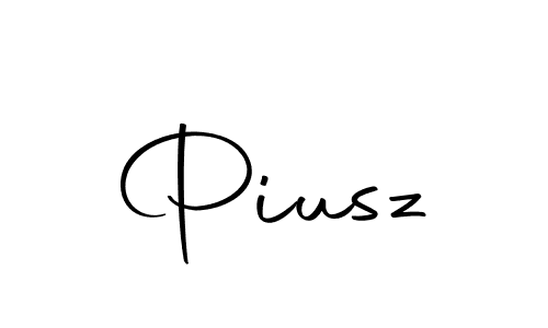 Create a beautiful signature design for name Piusz. With this signature (Autography-DOLnW) fonts, you can make a handwritten signature for free. Piusz signature style 10 images and pictures png