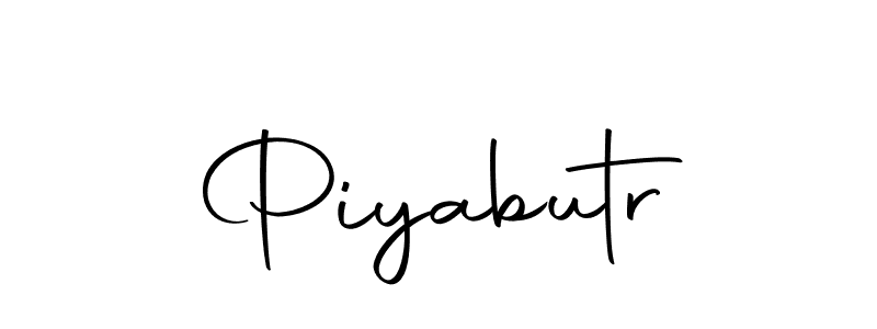 Design your own signature with our free online signature maker. With this signature software, you can create a handwritten (Autography-DOLnW) signature for name Piyabutr. Piyabutr signature style 10 images and pictures png