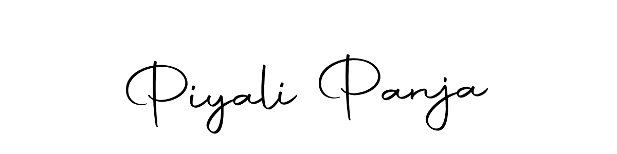 How to make Piyali Panja name signature. Use Autography-DOLnW style for creating short signs online. This is the latest handwritten sign. Piyali Panja signature style 10 images and pictures png