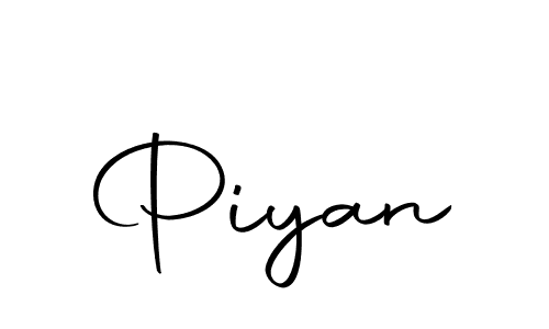 Use a signature maker to create a handwritten signature online. With this signature software, you can design (Autography-DOLnW) your own signature for name Piyan. Piyan signature style 10 images and pictures png