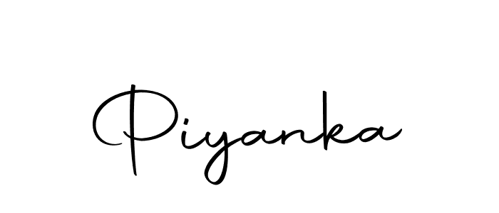 Create a beautiful signature design for name Piyanka. With this signature (Autography-DOLnW) fonts, you can make a handwritten signature for free. Piyanka signature style 10 images and pictures png