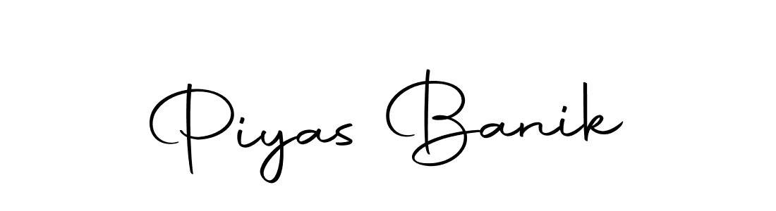 Make a beautiful signature design for name Piyas Banik. With this signature (Autography-DOLnW) style, you can create a handwritten signature for free. Piyas Banik signature style 10 images and pictures png