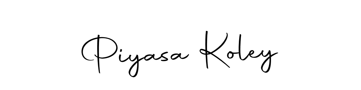 How to make Piyasa Koley name signature. Use Autography-DOLnW style for creating short signs online. This is the latest handwritten sign. Piyasa Koley signature style 10 images and pictures png