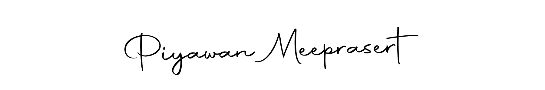 Piyawan Meeprasert stylish signature style. Best Handwritten Sign (Autography-DOLnW) for my name. Handwritten Signature Collection Ideas for my name Piyawan Meeprasert. Piyawan Meeprasert signature style 10 images and pictures png