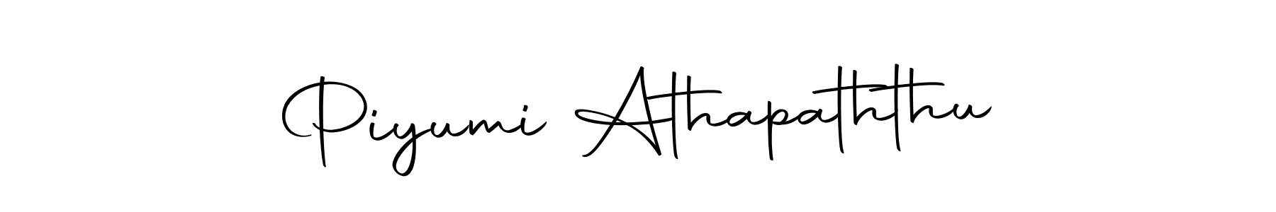 How to make Piyumi Athapaththu name signature. Use Autography-DOLnW style for creating short signs online. This is the latest handwritten sign. Piyumi Athapaththu signature style 10 images and pictures png