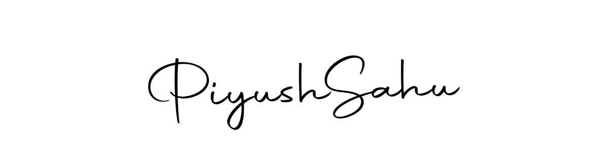 You should practise on your own different ways (Autography-DOLnW) to write your name (Piyush  Sahu) in signature. don't let someone else do it for you. Piyush  Sahu signature style 10 images and pictures png