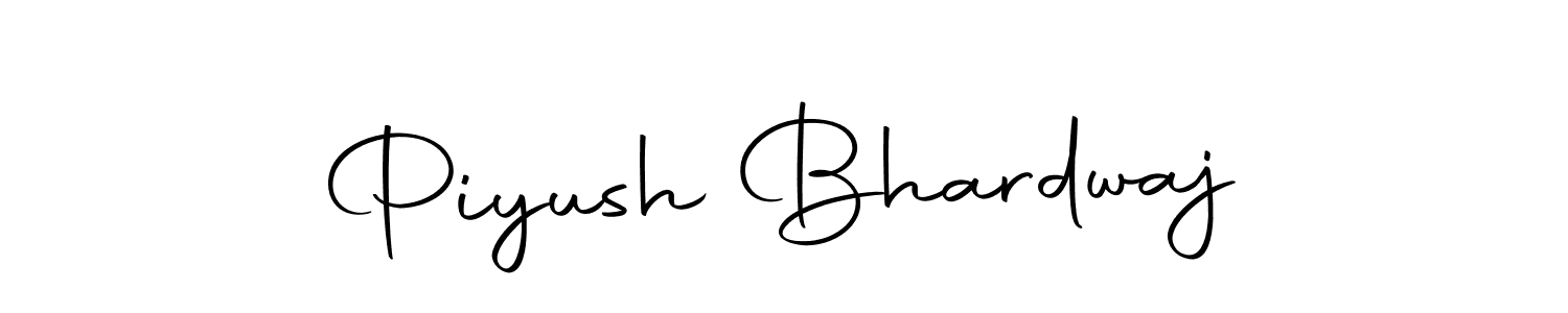 Design your own signature with our free online signature maker. With this signature software, you can create a handwritten (Autography-DOLnW) signature for name Piyush Bhardwaj. Piyush Bhardwaj signature style 10 images and pictures png