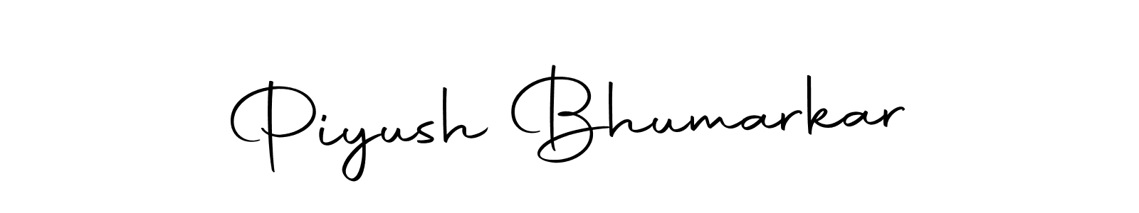 Here are the top 10 professional signature styles for the name Piyush Bhumarkar. These are the best autograph styles you can use for your name. Piyush Bhumarkar signature style 10 images and pictures png