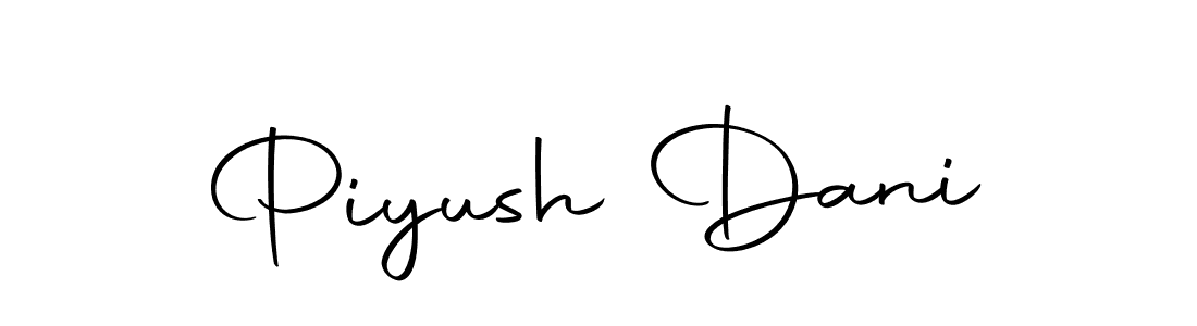 Use a signature maker to create a handwritten signature online. With this signature software, you can design (Autography-DOLnW) your own signature for name Piyush Dani. Piyush Dani signature style 10 images and pictures png