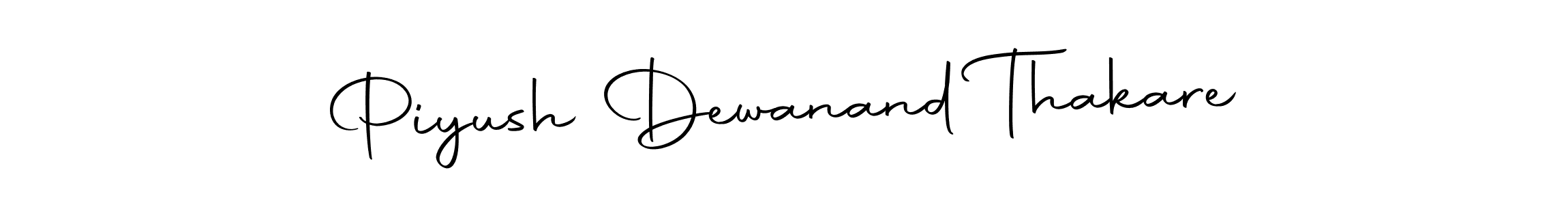 Similarly Autography-DOLnW is the best handwritten signature design. Signature creator online .You can use it as an online autograph creator for name Piyush Dewanand Thakare. Piyush Dewanand Thakare signature style 10 images and pictures png