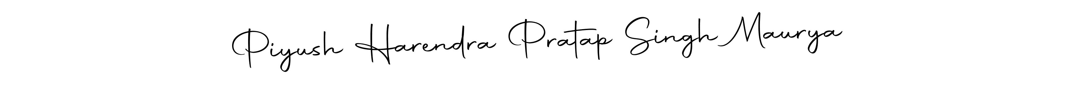 Make a beautiful signature design for name Piyush Harendra Pratap Singh Maurya. With this signature (Autography-DOLnW) style, you can create a handwritten signature for free. Piyush Harendra Pratap Singh Maurya signature style 10 images and pictures png