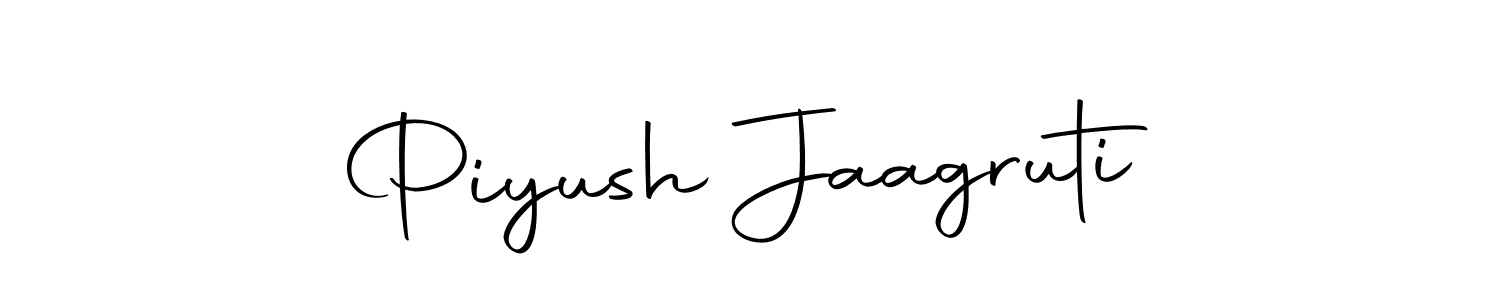 Piyush Jaagruti stylish signature style. Best Handwritten Sign (Autography-DOLnW) for my name. Handwritten Signature Collection Ideas for my name Piyush Jaagruti. Piyush Jaagruti signature style 10 images and pictures png