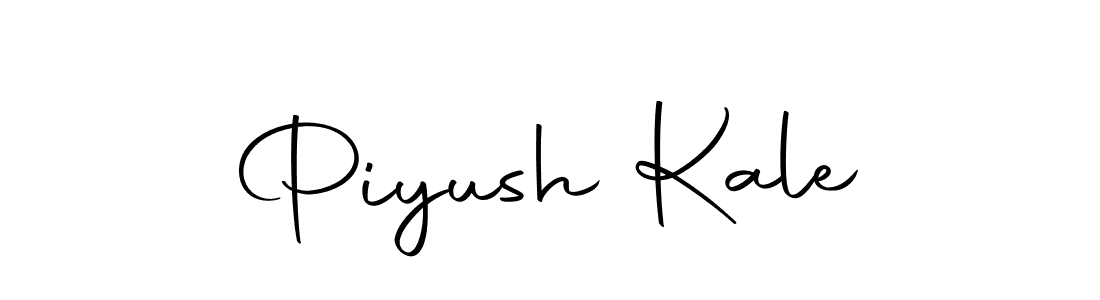 How to make Piyush Kale name signature. Use Autography-DOLnW style for creating short signs online. This is the latest handwritten sign. Piyush Kale signature style 10 images and pictures png