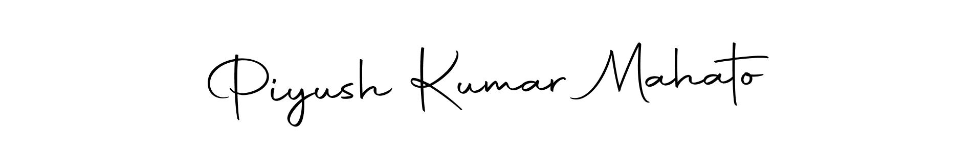 Also we have Piyush Kumar Mahato name is the best signature style. Create professional handwritten signature collection using Autography-DOLnW autograph style. Piyush Kumar Mahato signature style 10 images and pictures png