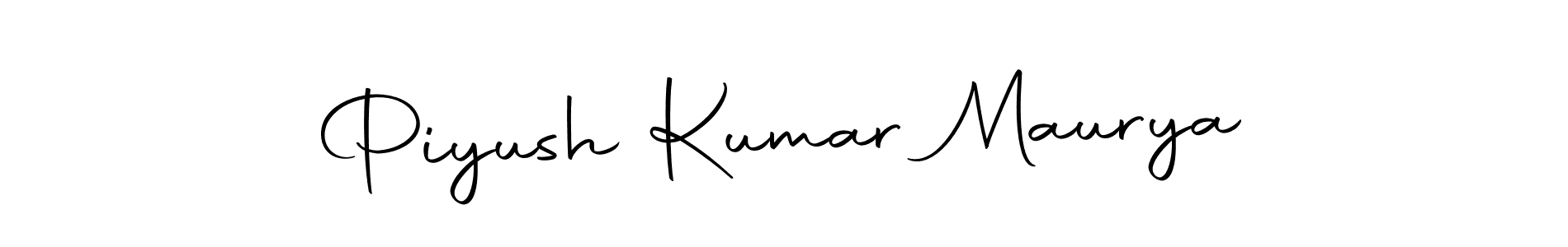 The best way (Autography-DOLnW) to make a short signature is to pick only two or three words in your name. The name Piyush Kumar Maurya include a total of six letters. For converting this name. Piyush Kumar Maurya signature style 10 images and pictures png