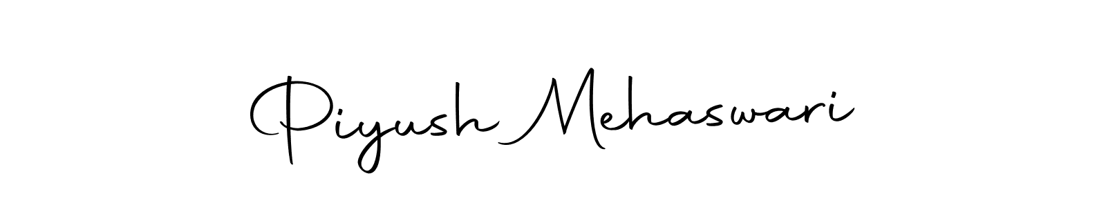 Make a beautiful signature design for name Piyush Mehaswari. With this signature (Autography-DOLnW) style, you can create a handwritten signature for free. Piyush Mehaswari signature style 10 images and pictures png