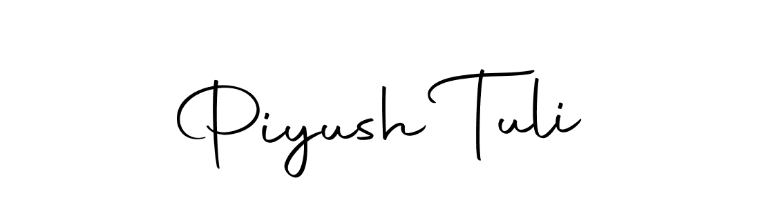 Make a short Piyush Tuli signature style. Manage your documents anywhere anytime using Autography-DOLnW. Create and add eSignatures, submit forms, share and send files easily. Piyush Tuli signature style 10 images and pictures png